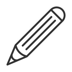 vector pencil outline icon for apps and websites