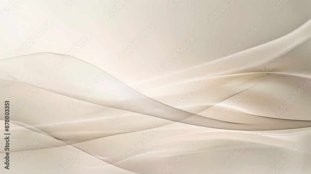 Fototapete abstract background, delicate gradient blurs in neutral tones of light gray transitioning into soft 