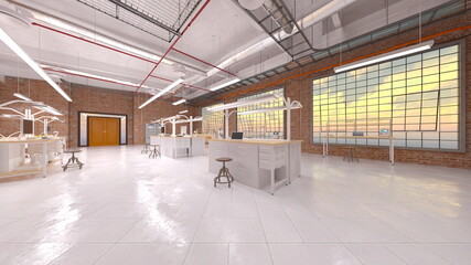 研究室　3DCGレンダリング