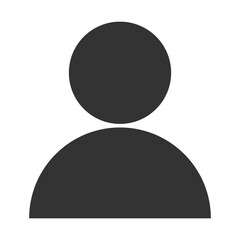profile icon. person icon. flat avatar icon isolated white background for websites and apps
