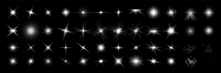 Light effects. Light effect set. light effect vector, glitter, sun, sun flash, lens flare, explosion, white light, spark, spotlight, dust, curve loop, line, explosion, effect vector, transparent, png