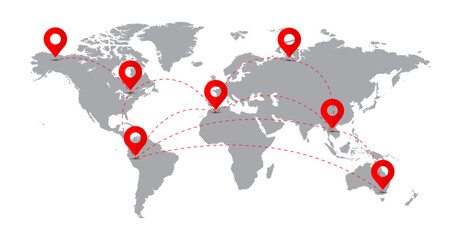 vector world map, earth, map icon, vector pin, place, globe, world map