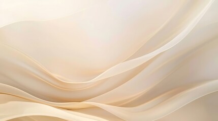 Obraz premium Abstract Background, gradient blurs in delicate shades of warm ivory blending into pale taupe, evoking a sense of peacefulness and gentle motion.