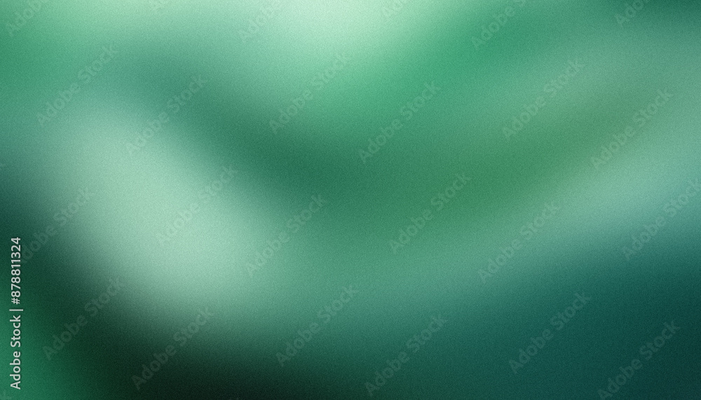 Aufkleber abstract green gradient background creating blurred smooth texture effect