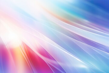 Obraz premium Rainbow light refraction overlay effect for photos and mockups.