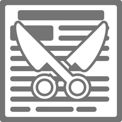 cut  doc icon