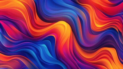 Obraz premium The pattern shows organic shapes in motion in an abstract way