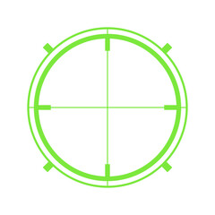 ui futuristic aim cartoon. target digital, tech military, frame interface ui futuristic aim sign. isolated symbol vector illustration