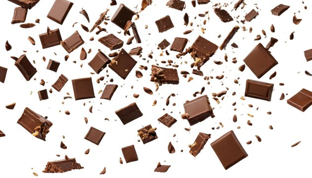 chocolate splash in a swirl of particular and troso