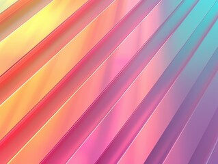 Kaleidoscopic Intersection: Vibrant Lines in Abstract Dimensionality