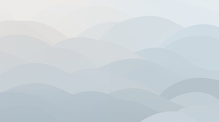 Minimalist Abstract Wave Pattern in Blue Tones