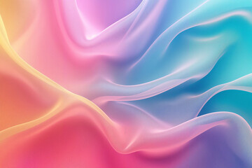 Fototapeta premium A colorful piece of fabric with a rainbow pattern