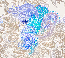 Beautiful boho paisley Floral Ikat pattern embroidery border. Ethnic ikat floral Ethnic Indian Pattern Ikat pattern Ethnic Pattern.Border indian floral Aztec embroidery border seamless patterns.