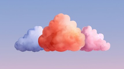 Colorful watercolor paintings illustrating the thrill of pushing one's limits and embracing challenges, ideal for motivational content. Illustration, Image, , Minimalism,