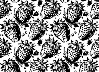 strawberry seamless pattern design for 40oz laser tumbler, mockap, warp tumbler v2
