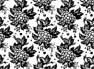 grapes seamless pattern design for 40oz laser tumbler, mockap, warp tumbler