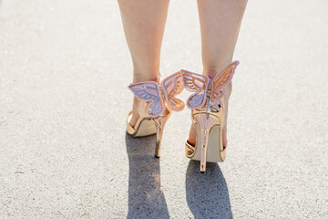 rose gold heels