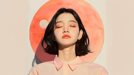 Vibrant watercolor portraits portraying the joyous celebration of achieving significant milestones and personal goals, ideal for celebratory storytelling. Illustration, Image, , Minimalism,