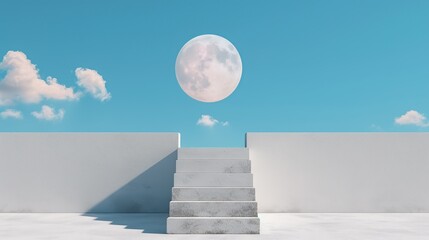 Artistic representations of success and ambition, perfect for conveying the thrill of accomplishment. High Resolution picture, , Minimalism,
