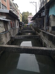 old bridge over the river