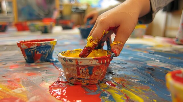 Engaging preschool children in early childhood education through play-based learning activities to enhance kindergarten readiness and early literacy skills in a vibrant classroom setting