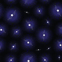 seamless repeat pattern with simple white stars on a dark textured background perfect for fabric, scrap booking, wallpaper, gift wrap projects