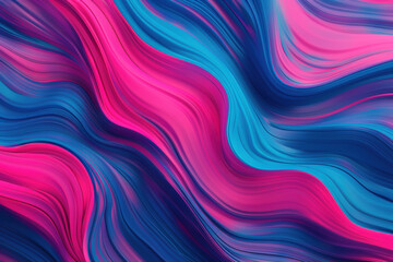 Obraz premium Vibrant abstract image with swirling pink, blue, and purple colors creating a dynamic and fluid pattern. Perfect for backgrounds and creative designs.