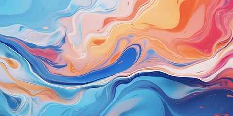 Fototapeta premium Abstract liquid background with fluid texture