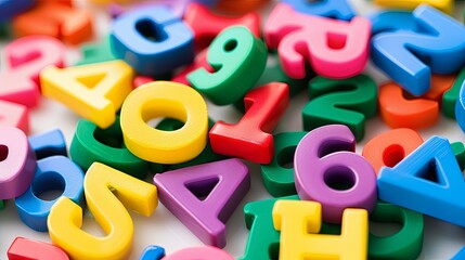 Fototapeta premium Interactive Math Education Session for Children with Engaging Math Games and Challenges to Enhance Numeracy Skills and Understanding. Perfect for Math Tutoring and Fun Learning Activities.