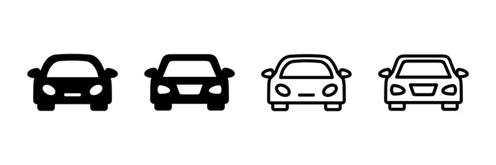 Car icon vector isolated on white background. Car icon vector.