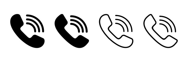 Call icon vector isolated on white background. Phone icon vector. mobile phone. telephone icon