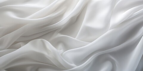 Obraz premium White Satin Cloth Texture Background