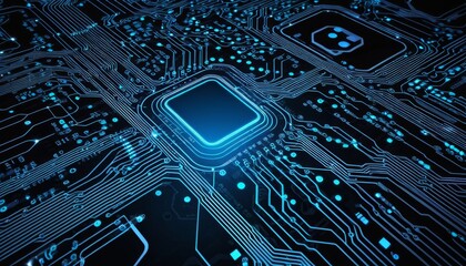background circuit technology design created cyberspace digital concept network technology ai circuit generative abstract abstract cyberspace