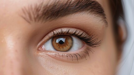 Obraz premium eye, health, vision, person, concept, closeup, technology, woman, eyesight, care, medical, len, medicine, human, iris, sight, optical, healthy, female, young, face, beauty, laser, surgery, science, re