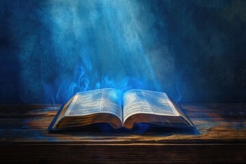 A book sitting on a wooden table, ideal for educational or literary purposes