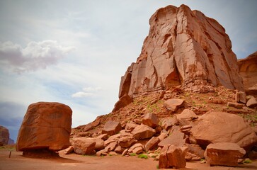 Monument Valley Tribal Park in Arizona USA