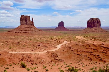 Fototapeta premium Monument Valley Tribal Park in Arizona USA
