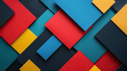 Modern Abstract Flat Design Background with Geometric Shapes