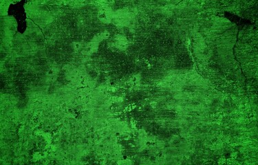 Green textured paper or concrete wall wide banner background, Green velvet with lighting, abstract texture background dark green background green background