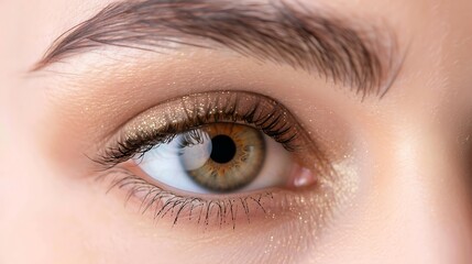 Obraz premium eye, health, vision, person, concept, closeup, technology, woman, eyesight, care, medical, len, medicine, human, iris, sight, optical, healthy, female, young, face, beauty, laser, surgery, science, re