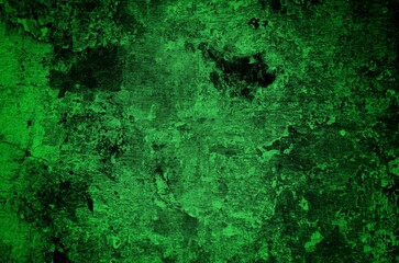 Green textured paper or concrete wall wide banner background, Green velvet with lighting, abstract texture background dark green background green background