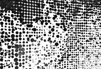 concept artificial intelligence lines background abstract monochrome digital 3d big dots white futuristic data technology halftone printing interface gradient raster pattern
