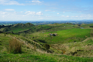Fototapeta premium Farmland vista in the Waikato region of New Zealand