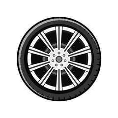 Fototapeta premium speed wheel car cartoon. sport road, motor automotive, new luxury speed wheel car sign. isolated symbol vector illustration