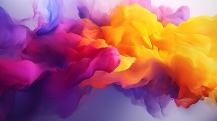 Fototapeta premium A stunning display of swirling vibrant colors blending into each other in a dynamic and fluid motion, creating a visually striking and abstract representation of artistic expression.