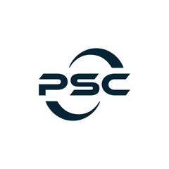 PSC logo. P S C design. White PSC letter. PSC, P S C letter logo design. P S C letter logo design in GOLD, GOLDEN LOGO, THREE, style. letter logo set in one artboard. P S C letter logo vector design.
