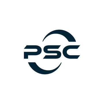 PSC logo. P S C design. White PSC letter. PSC, P S C letter logo design. P S C letter logo design in GOLD, GOLDEN LOGO, THREE, style. letter logo set in one artboard. P S C letter logo vector design.