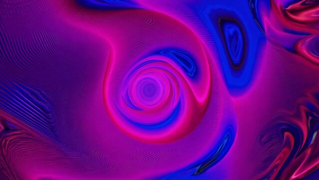 Abstract Swirl in Purple and Blue Hues