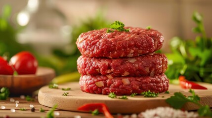 Fresh and Crisp Beef Patty, Premium Quality Ground Beef Patties, Perfect for Burgers, Grilling, or Pan-Frying Deliciously Juicy, Easy to Cook, and Ready to Sizzle Made with the Finest Ingredients