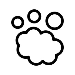 Bubble Icon Vector Symbol Design Illustration